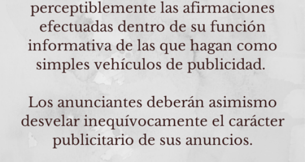 post patrocinados - publicidad encubierta en blogs - ley general de la publicidad